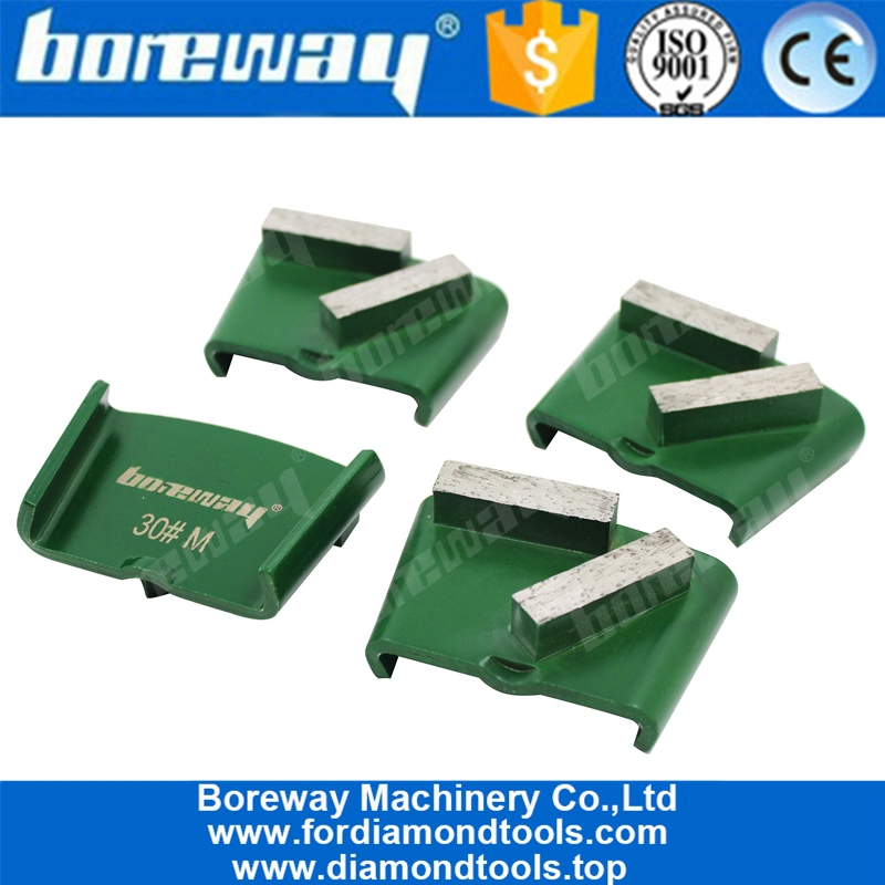 HTC Diamantschleifschuh mit Doppelstangensegment für Betonboden