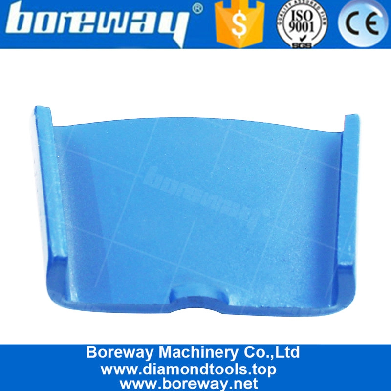 2つの長方形の形状セグメントが付いているHTCフロアパッドダイヤモンド研削靴