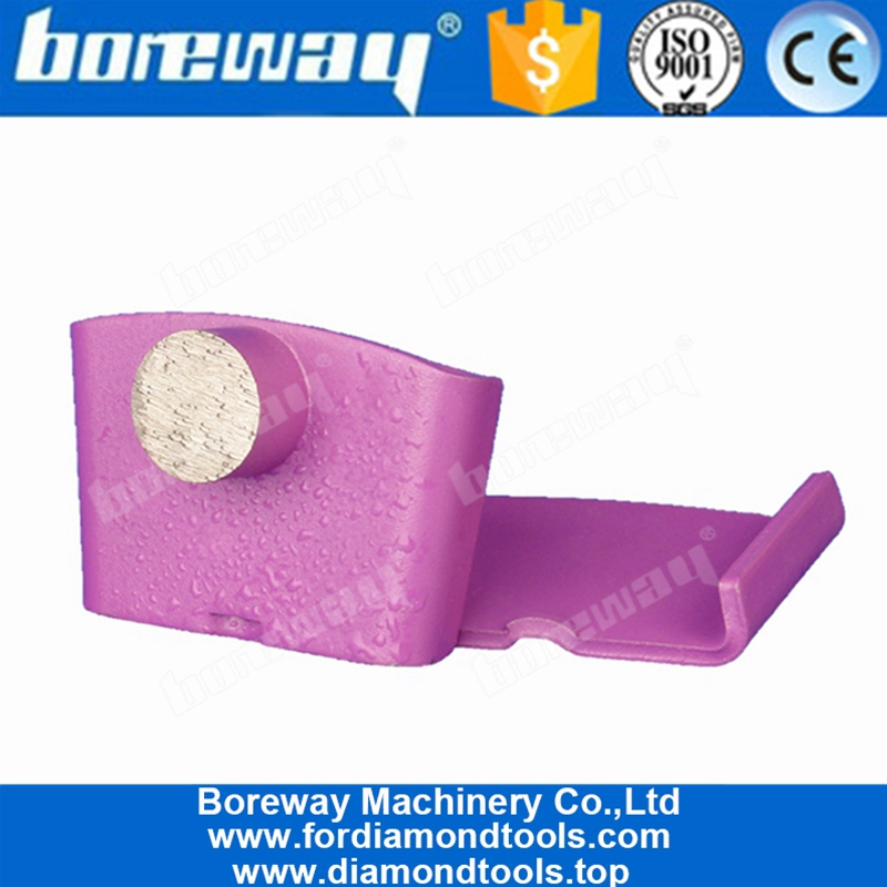 HTCはコンクリートの床のための円形の区分のダイヤモンドの床の粉砕のブロックを選抜します