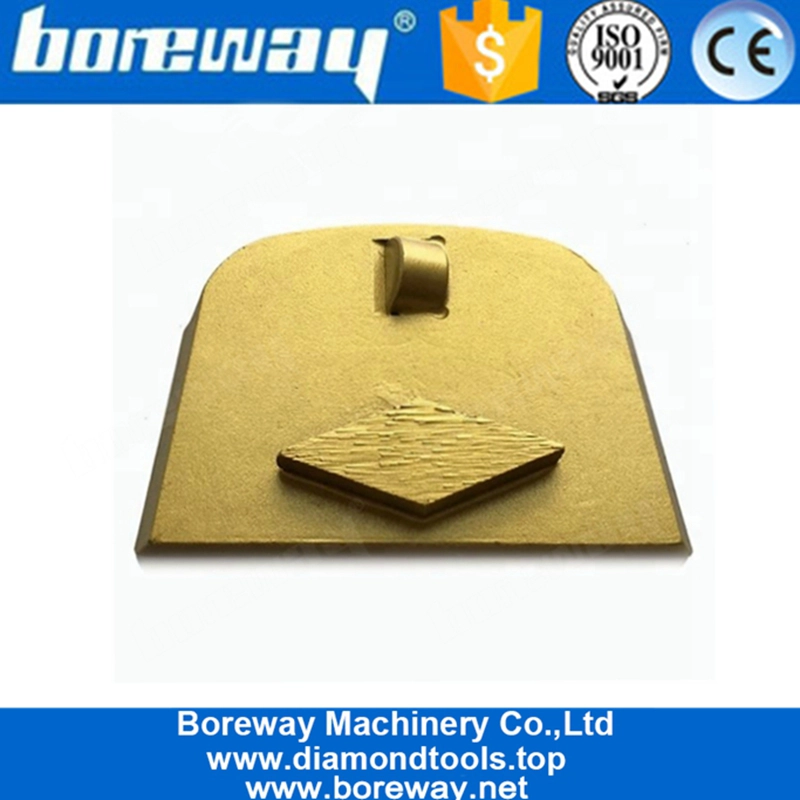 Pattini abrasivi diamantati Lavina a metà PCD e mono segmento per rivestimento epossidico con colla per pavimenti in calcestruzzo