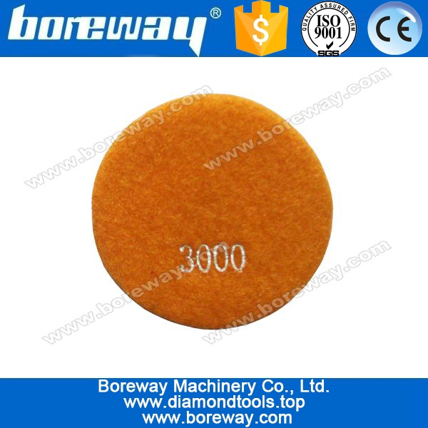 Pisos duros troweled Padrão Resina abrasivo Polimento Pad com suporte de Velcro