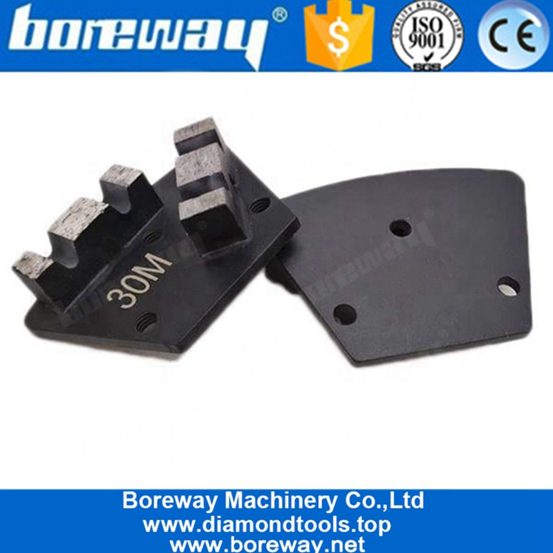 2つのMの区分が付いている高性能のコーティングの取り外しの台形のダイヤモンドの粉砕用具