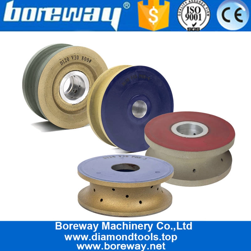 High Efficiency Diamond V30 CNC Grinding Wheel Stone Abrasive Tools For The Edge Processing Of Vanity Top And Counter-Top