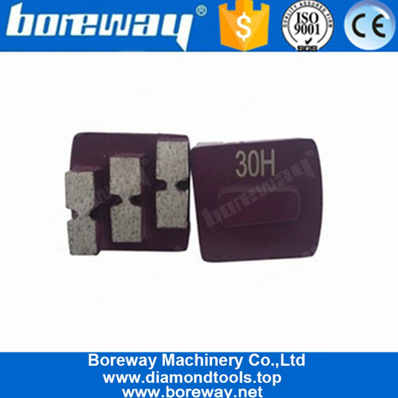 Hohe Leistungsfähigkeits-Dummkopf-Form Redi Verschluss-Diamant-Betonboden-Schleifschuhe für Husqvarna-Schleifmaschine