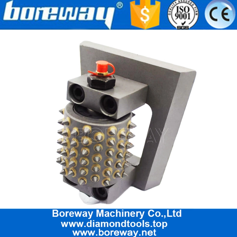 ग्रेनाइट के लिए घोड़े की नाल फ्रैंकफर्ट प्रकार बुश हथौड़ा रोलर रफ सतह उपकरण