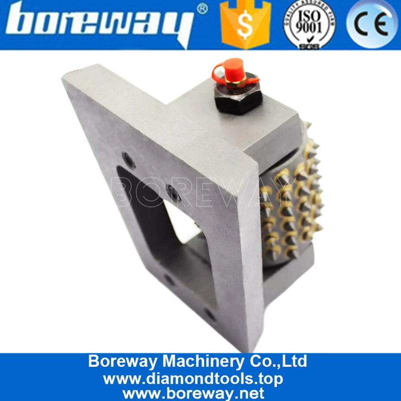 コンクリートの床のための馬蹄形ブッシュハンマーヘッドフランクフルト研削ローラー