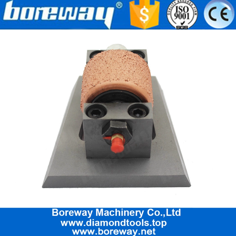 Horseshoe Type Vacuum Brazing Bush Hammer Roller With Base