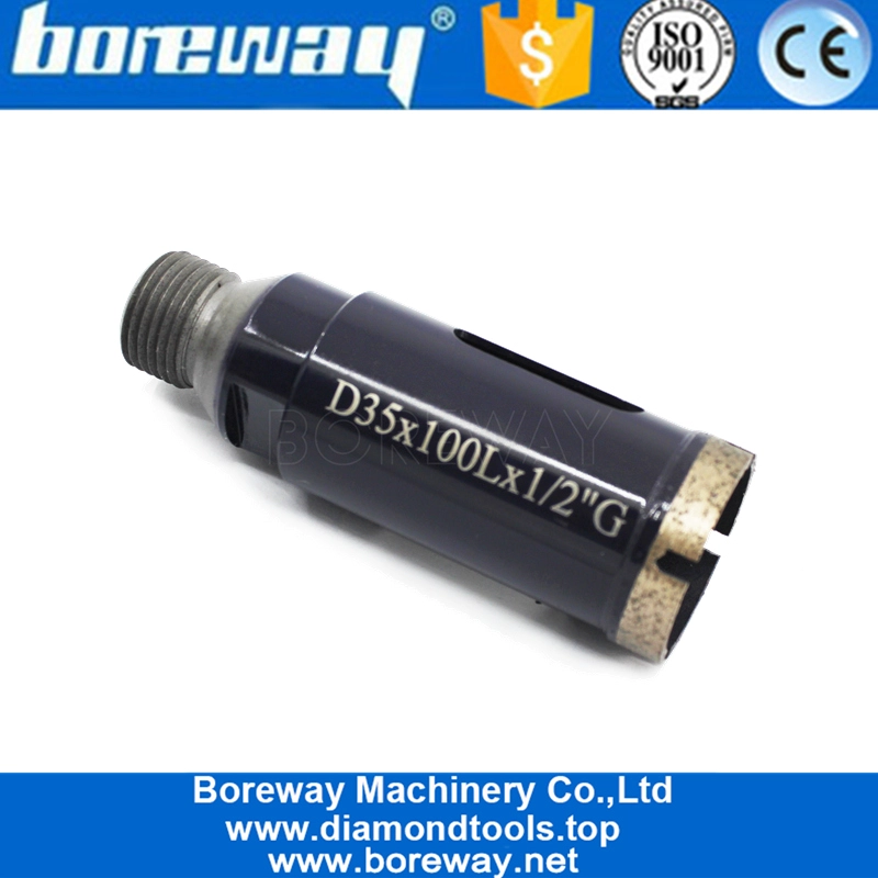 ホットセールクラウンセグメント35mm花崗岩ダイヤモンドコアドリルストーンとクォーツ用のビット