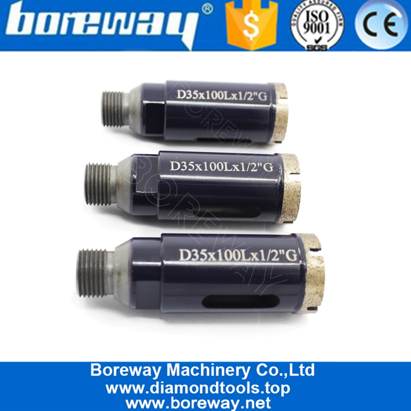 ホットセールクラウンセグメント35mm花崗岩ダイヤモンドコアドリルストーンとクォーツ用のビット