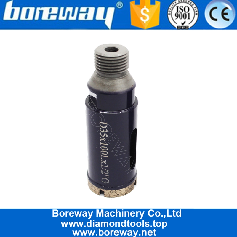 ホットセールクラウンセグメント35mm花崗岩ダイヤモンドコアドリルストーンとクォーツ用のビット