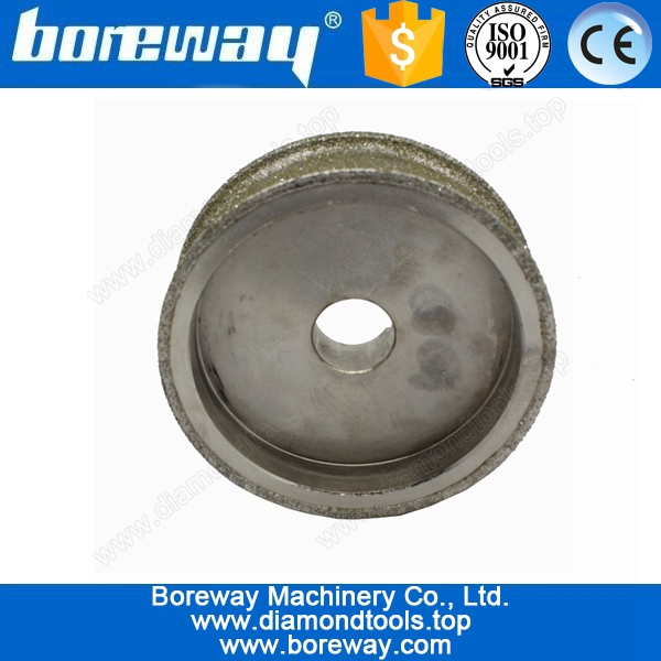 Hot Sell 40# Electroplated CNC Diamond Profiling Grinding Wheel For Stone