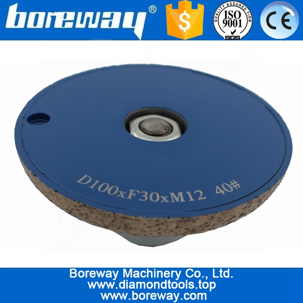 뜨거운 판매 화강암 대리석에 대 한 D100 * F30 * M12 다이아몬드 금속 라우터 부드러운 비트