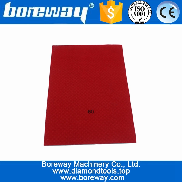 चमकाने 120 * 180mm के लिए गर्म बेचने Electroplated हीरा हाथ पैड