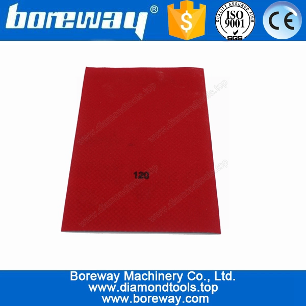 चमकाने 120 * 180mm के लिए गर्म बेचने Electroplated हीरा हाथ पैड