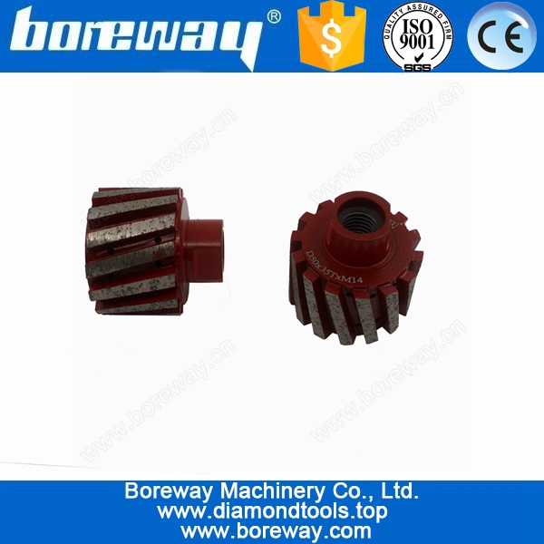 熱い販売セグメント ドラム研磨機シンク穴 D50 * 35 t * M14