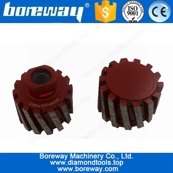 熱い販売セグメント ドラム研磨機シンク穴 D50 * 35 t * M14