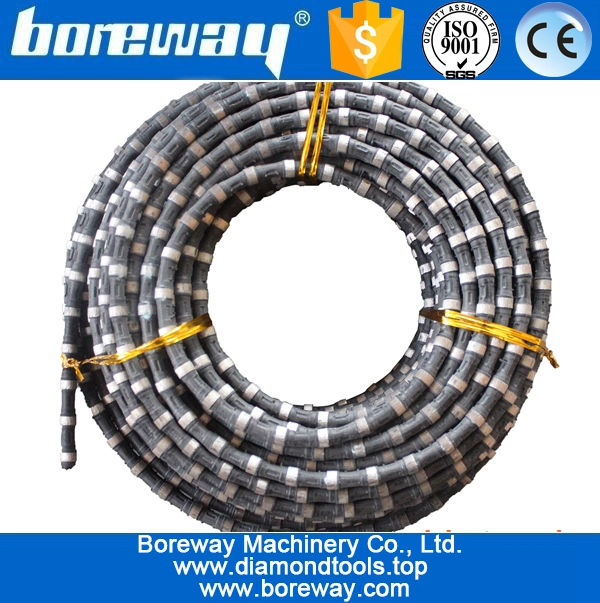 花崗岩の大理石の石とコンクリートを切断するためのホットセールポータブル研磨ダイヤモンドワイヤーソーロープとビーズ