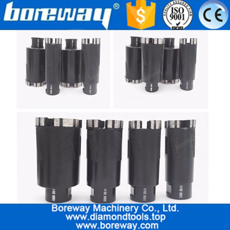 Frese diamantate saldate al laser Trivite in pietra da 6mm-65mm Punte a corona diamantate