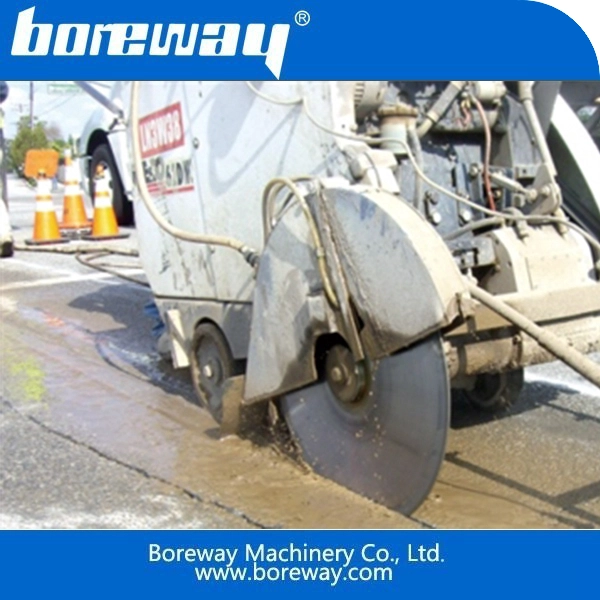 Laser welding cutting blade for asphalt road