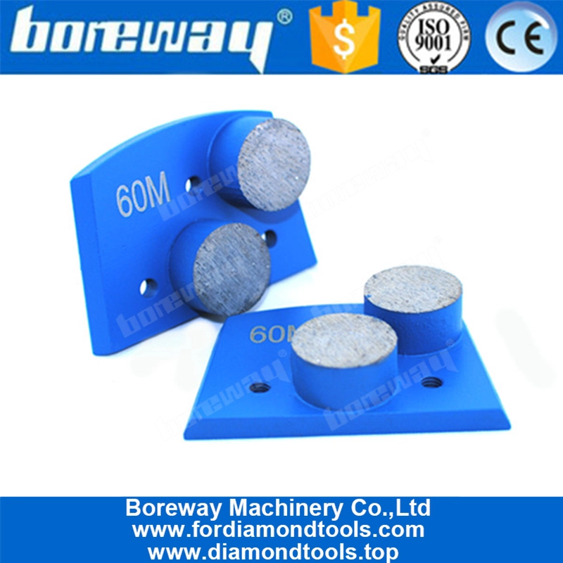 Lavina Two Circular Segments Metal Grinding Pad For Floor