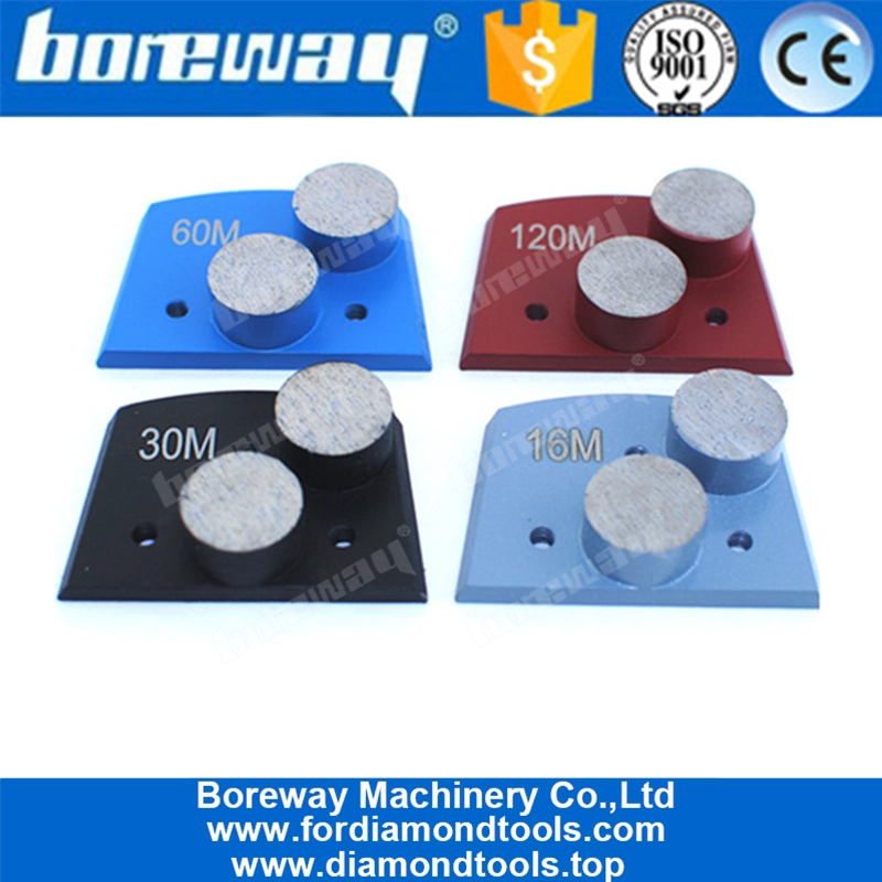 Lavina Two Circular Segments Metal Grinding Pad For Floor