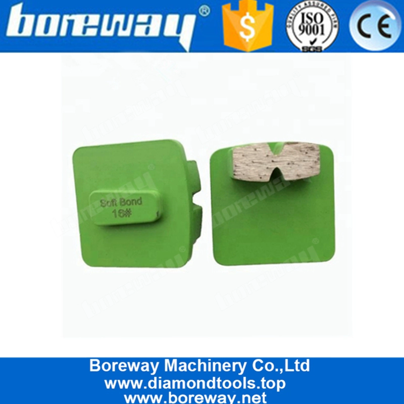 Lange Lebensdauer Metallbindung Diamant-Schleifschuhe für Betonboden und Steinoberfläche