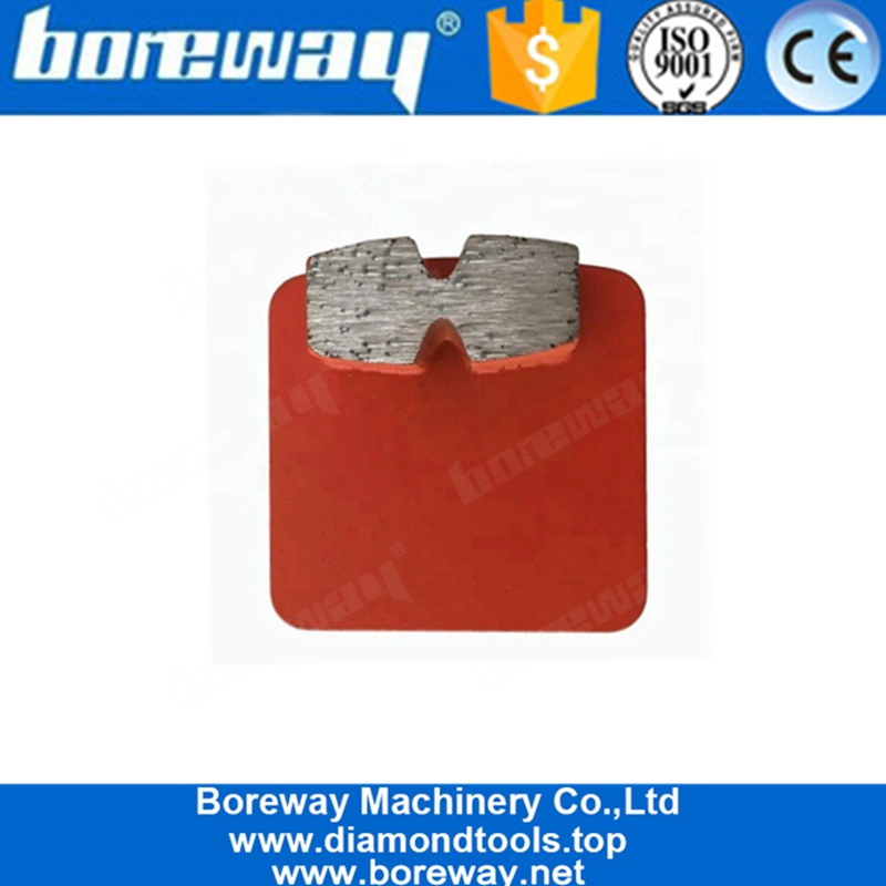 Lange Lebensdauer Metallbindung Diamant-Schleifschuhe für Betonboden und Steinoberfläche