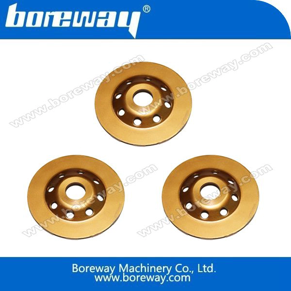 Low Price Turbo Diamond Marble Cup Grinding Wheels With Cold Pressed