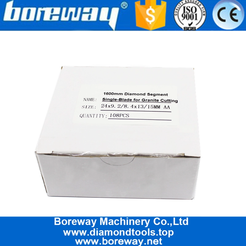 グラニトを切断するためのM形状サンドイッチダイヤモンド切断セグメント