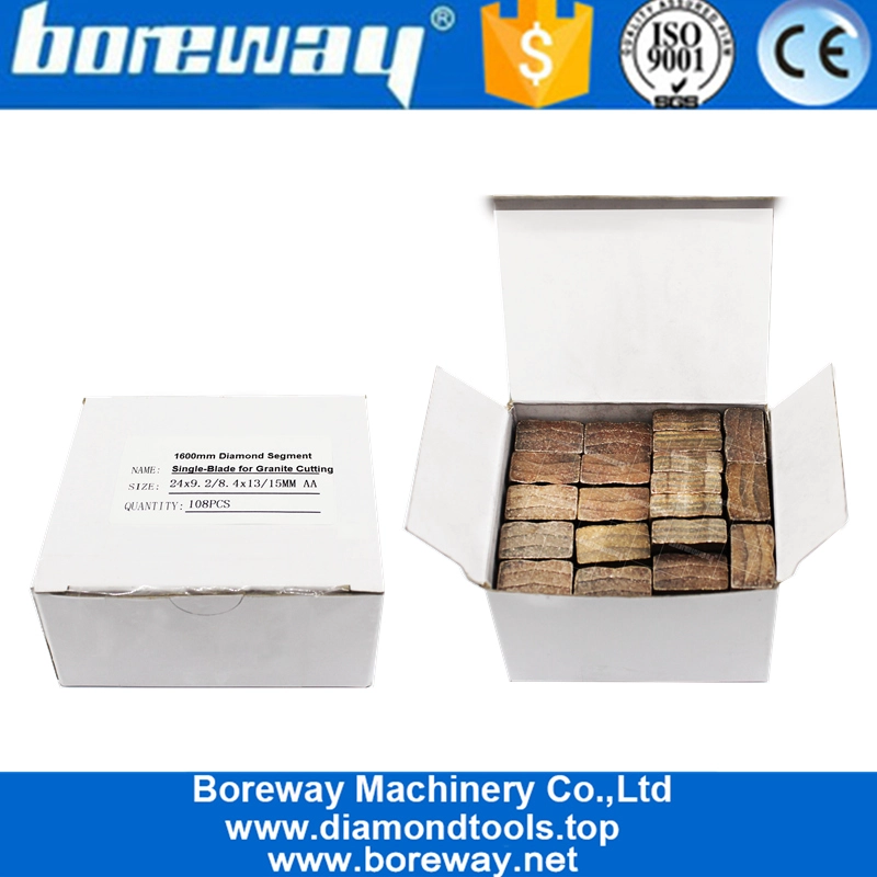 グラニトを切断するためのM形状サンドイッチダイヤモンド切断セグメント