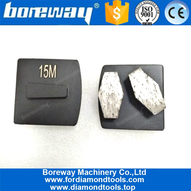 Metal Abrasive Shoes Husqvarna Redi-Lock With 2 Bar Segments