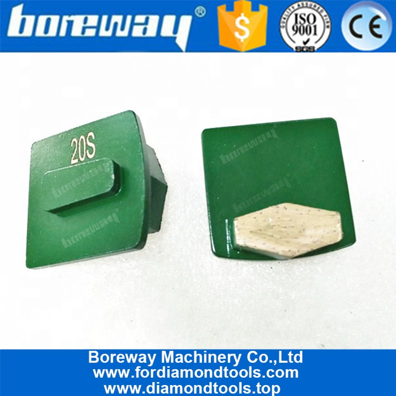 Metal Abrasive Shoes Husqvarna Redi-Lock With 2 Bar Segments