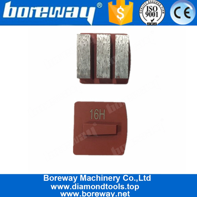 Metal Bond Scanmaskin Redi Lock Placa de molienda para piso de terrazo de hormigón