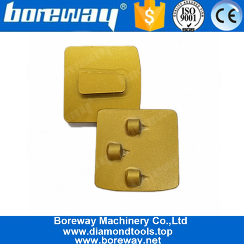 Metallbindung Dreiviertel-PKD-Diamant Redi Lock-Schleifschuhe für Betonboden