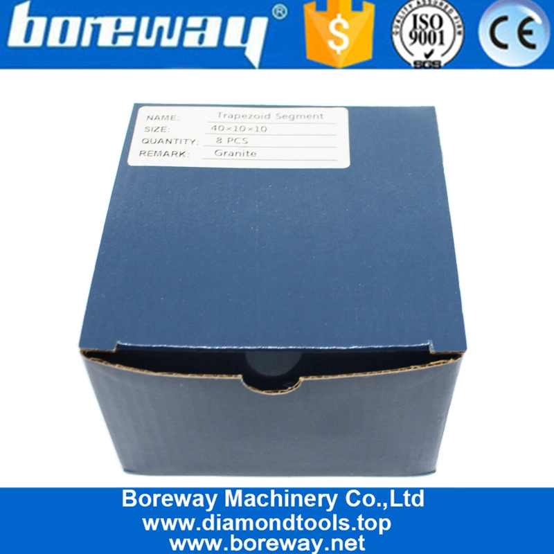 Metallbindung Trapezförmiges Schleifschuh-Block für Granit-Lieferanten