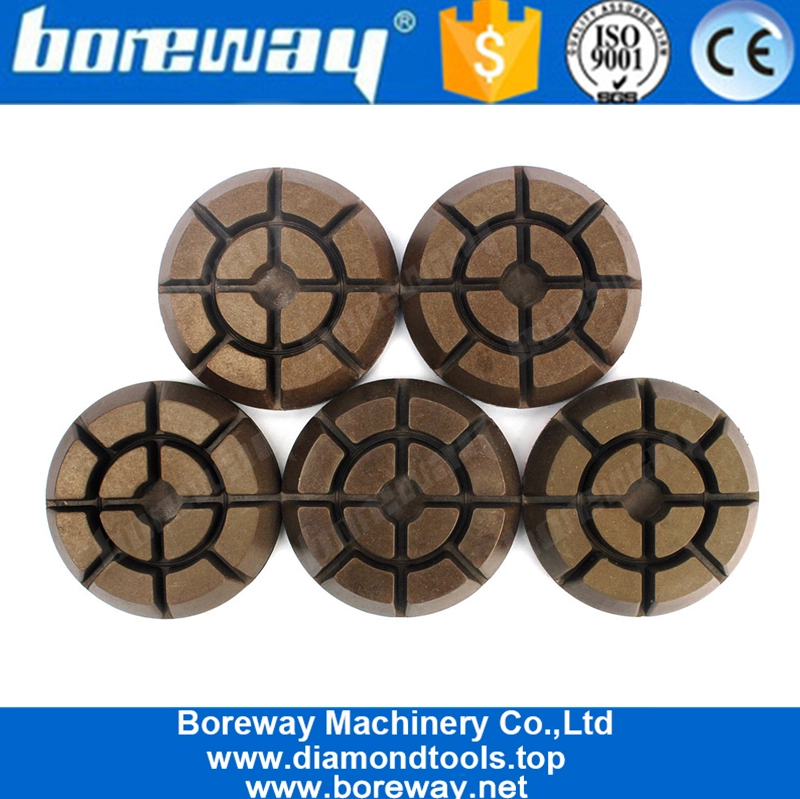 Tamponi per lucidatura di leghe di resina diamantata con riempimento in metallo per pavimento in cemento