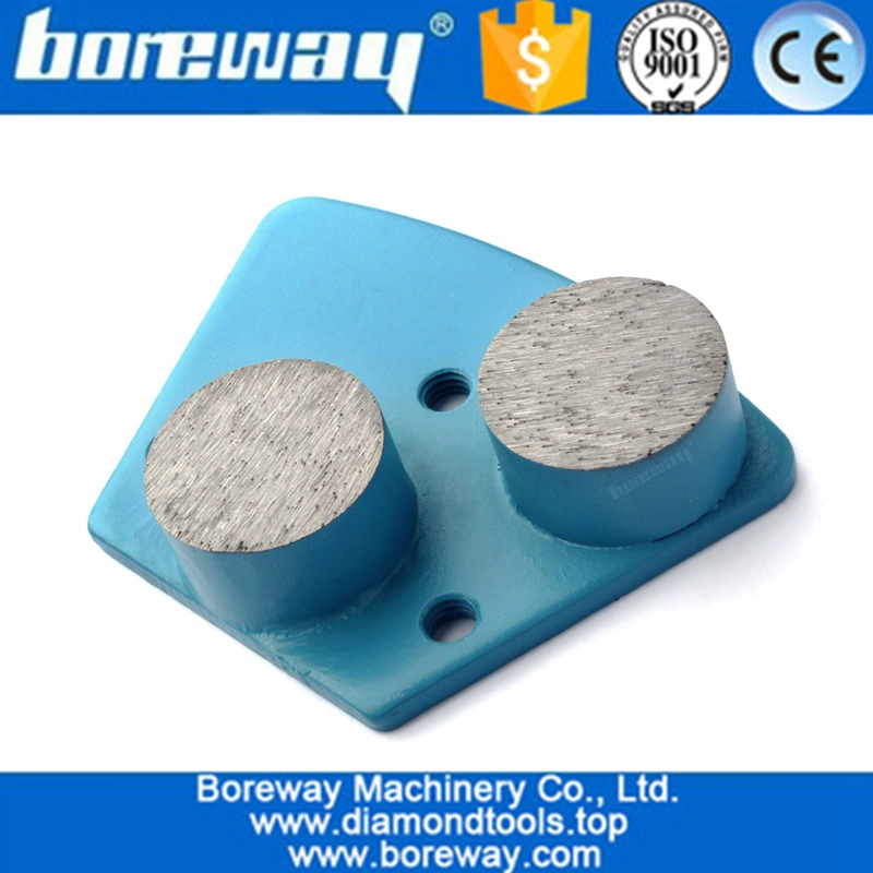 具体的なテラゾの床の革新をひくための金属の台形ダイヤモンドパッドの粉砕機