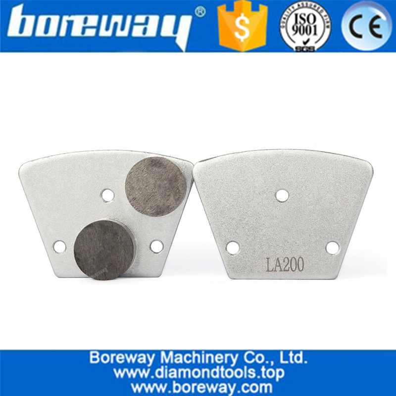 具体的なテラゾの床の革新をひくための金属の台形ダイヤモンドパッドの粉砕機