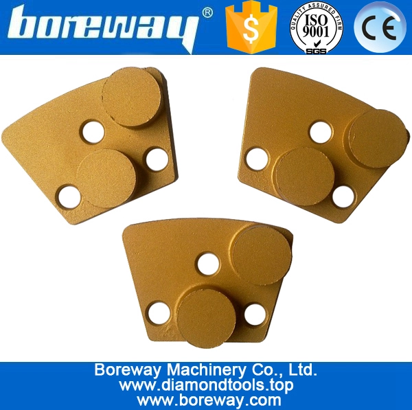 Metal diamond floor grinding pads