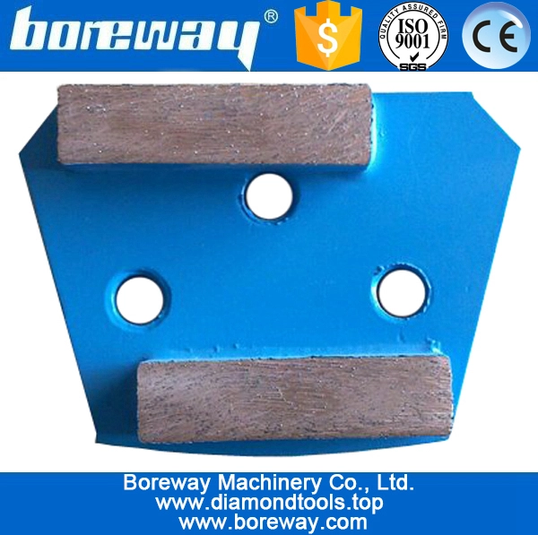 Metal diamond floor grinding pads