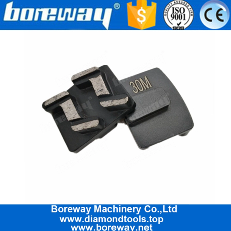 Neues Design Z-Form Segmente Metallbindung Schleifscheibe Redi Lock Diamant Betonschleifschuhe Für Betonboden
