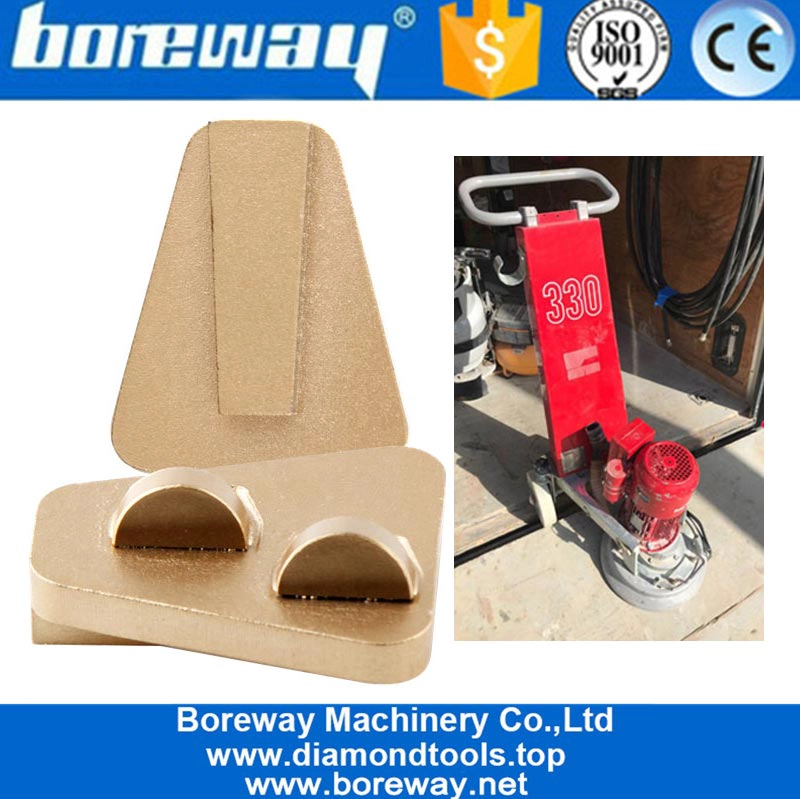 Novos produtos 1/2 PCD de segmento triangular de ferramentas epóxi Redi Lock Scanmaskin disco de retificação para remoção de revestimentos de piso