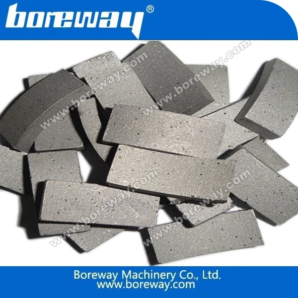 ダイヤモンドコアドリルビットのための通常のフラットセグメント