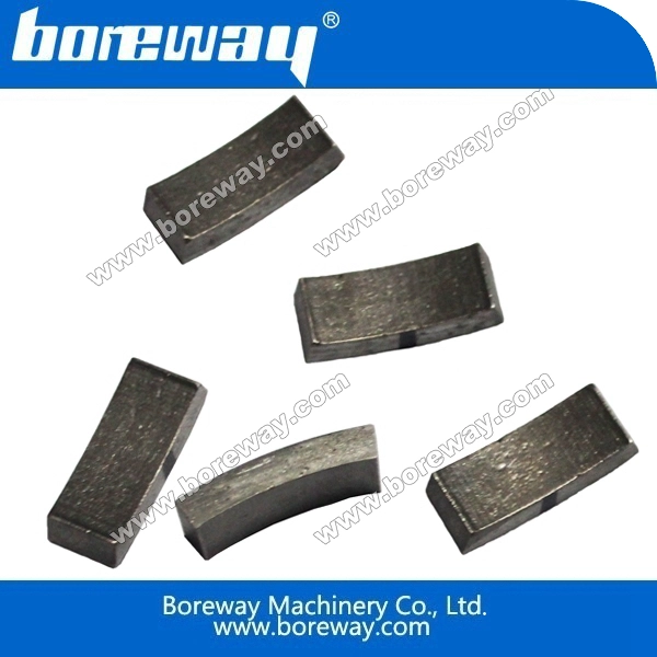 ダイヤモンドコアドリルビットのための通常のフラットセグメント