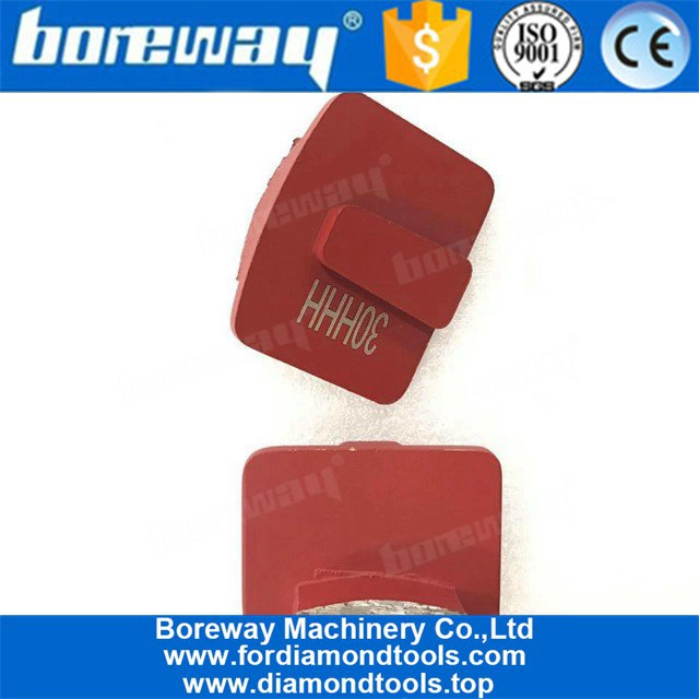 Un segmento de forma ovalada Redi Lock Diamond Rectificado para amoladora de piso