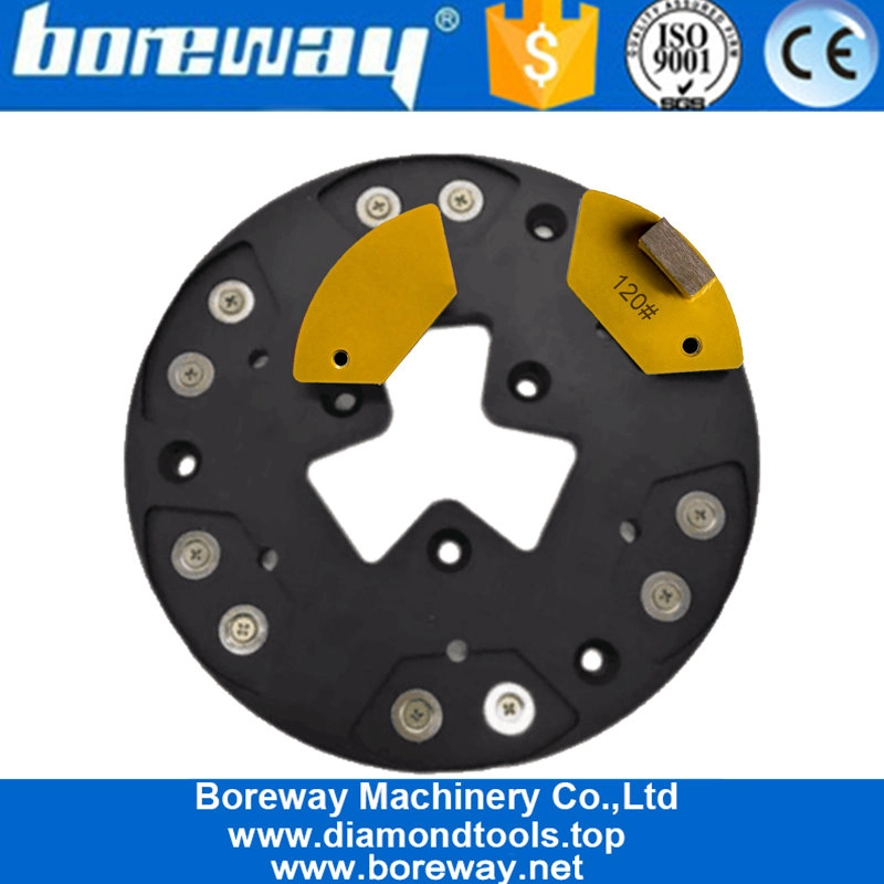 Ein Rechteck Metall Bond Segmente Schleifstange Disc Diamond Concrete Bodenscheiben für Hersteller