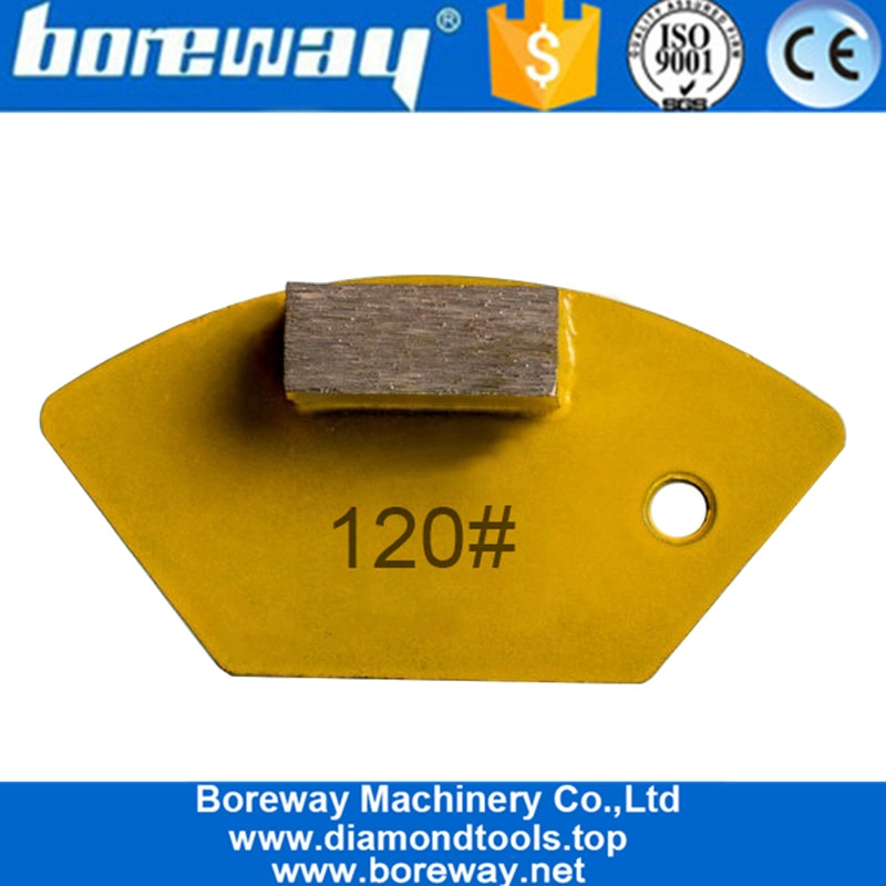 Ein Rechteck Metall Bond Segmente Schleifstange Disc Diamond Concrete Bodenscheiben für Hersteller