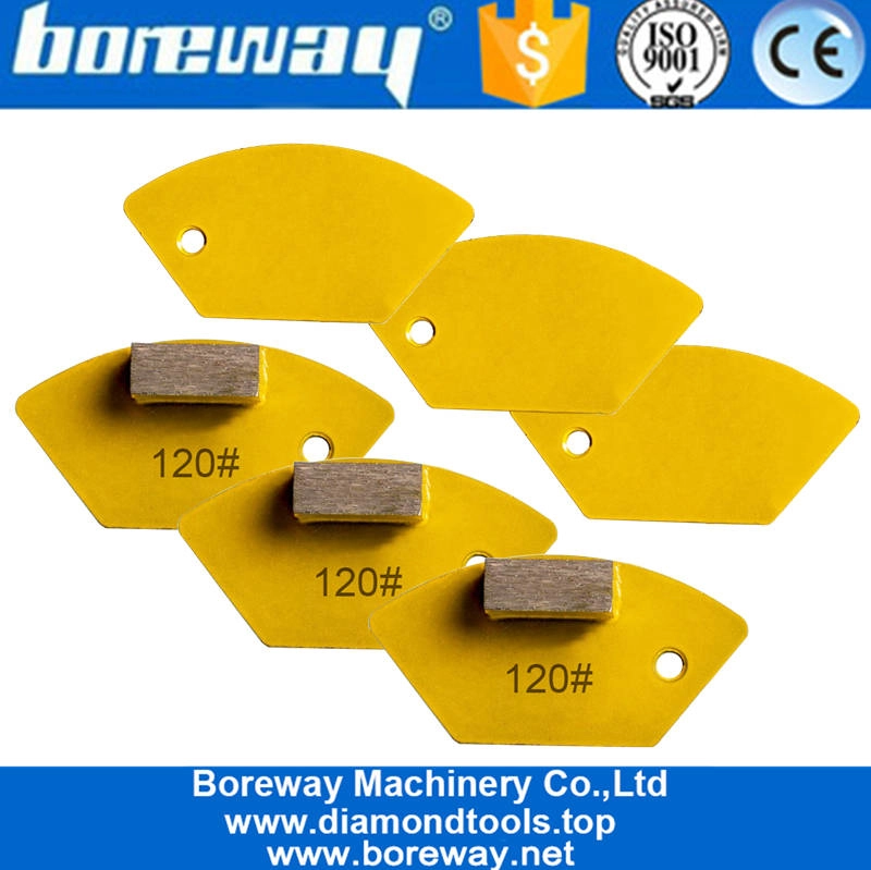 Ein Rechteck Metall Bond Segmente Schleifstange Disc Diamond Concrete Bodenscheiben für Hersteller