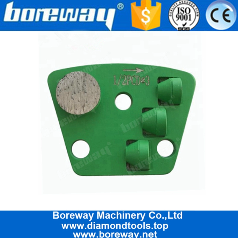 Dischi abrasivi diamantati trapezoidali con punta in PCD Disco abrasivo per la rimozione del rivestimento con colla epossidica