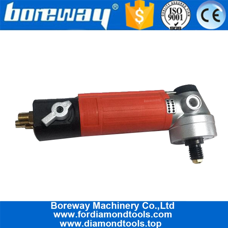 Boreway Speedy Side Exhaust Center Water Feed Granite Air Polisher M14 M16 5/8-11 Thread